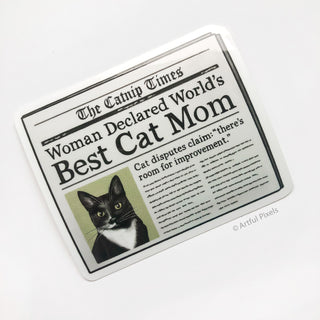 World's Best Cat Mom Sticker