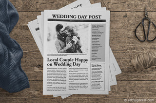 Wedding Day Post Newspaper Program